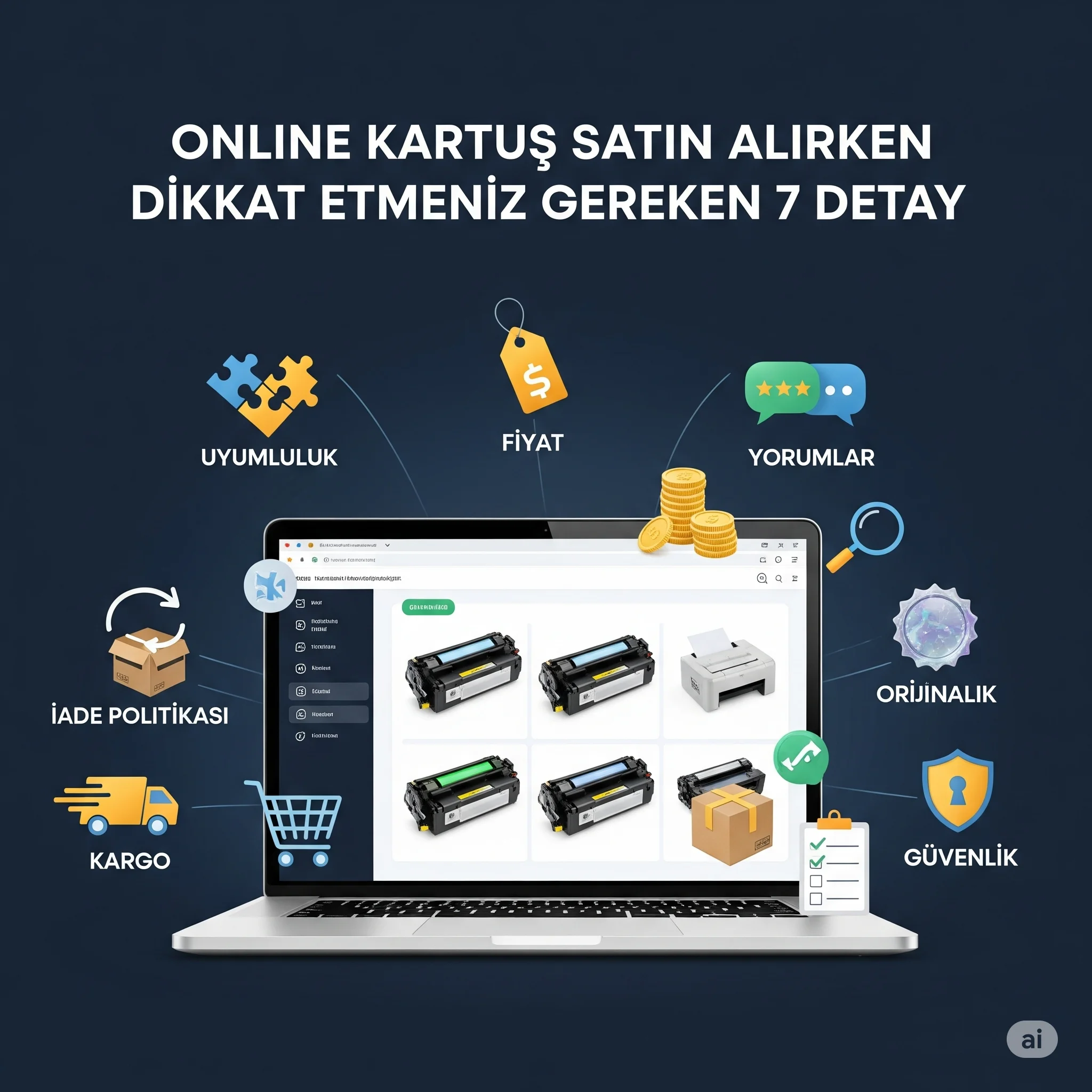 Online Kartuş Satın Alırken Dikkat Etmeniz Gereken 7 Detay