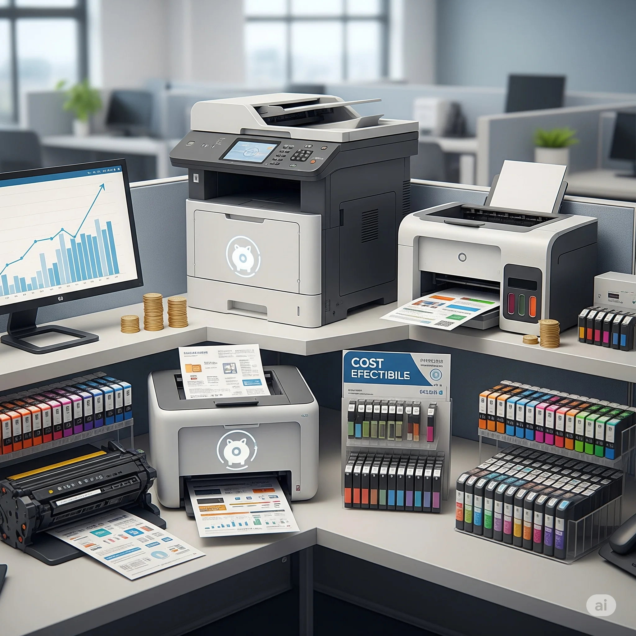 Ofisler İçin En Ekonomik Yazıcı ve Toner Kombinasyonları